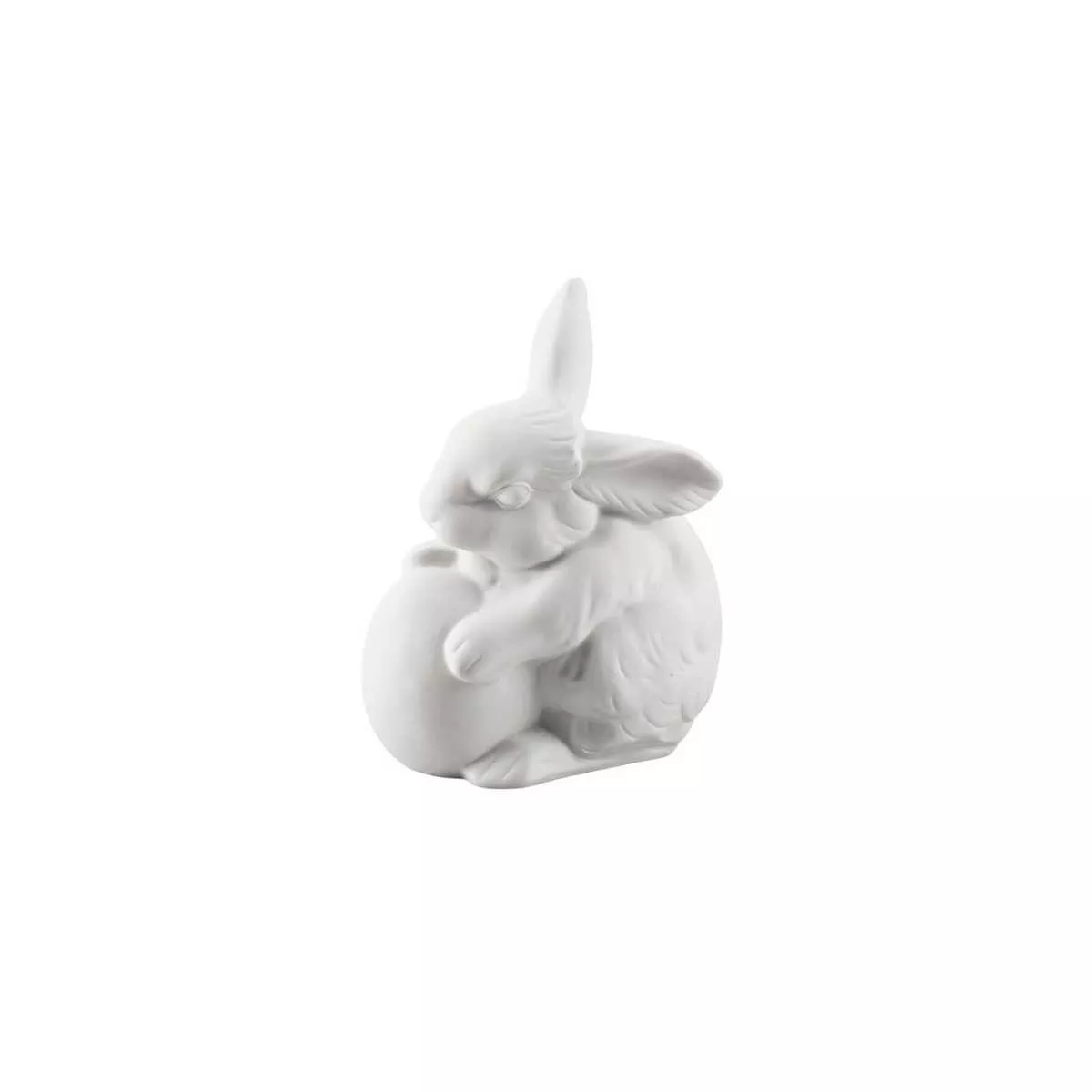 Статуетка великодня «Кролик» Hutschenreuther Hasenkollektion Weiss Biskuit, висота 10 см (02474-100102-87032) - Фото nav 1