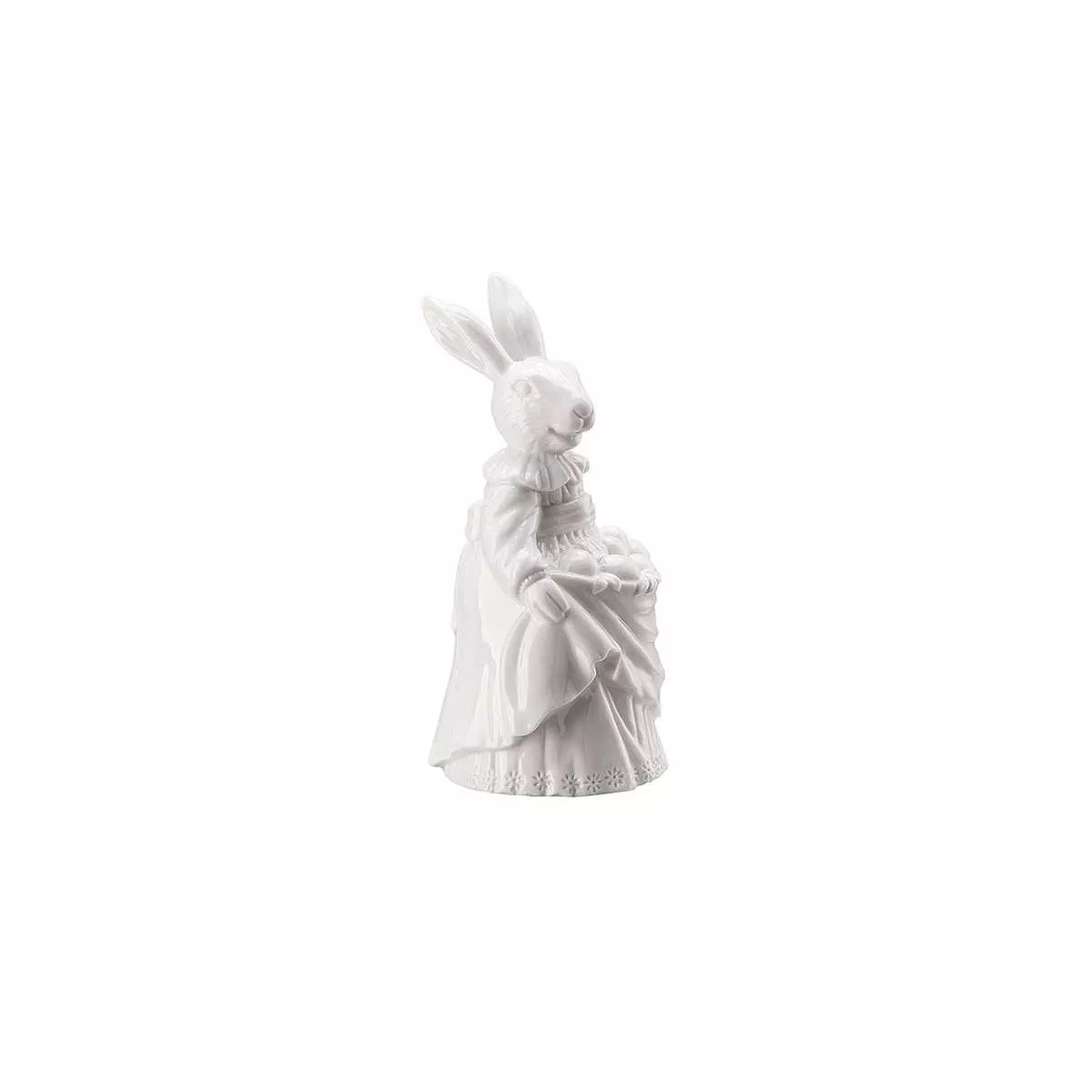 Статуэтка пасхальная «Леди кролик» белая Hutschenreuther Hasenfiguren Weiss, высота 13,3 см (02350-800001-88838) - Фото nav 4