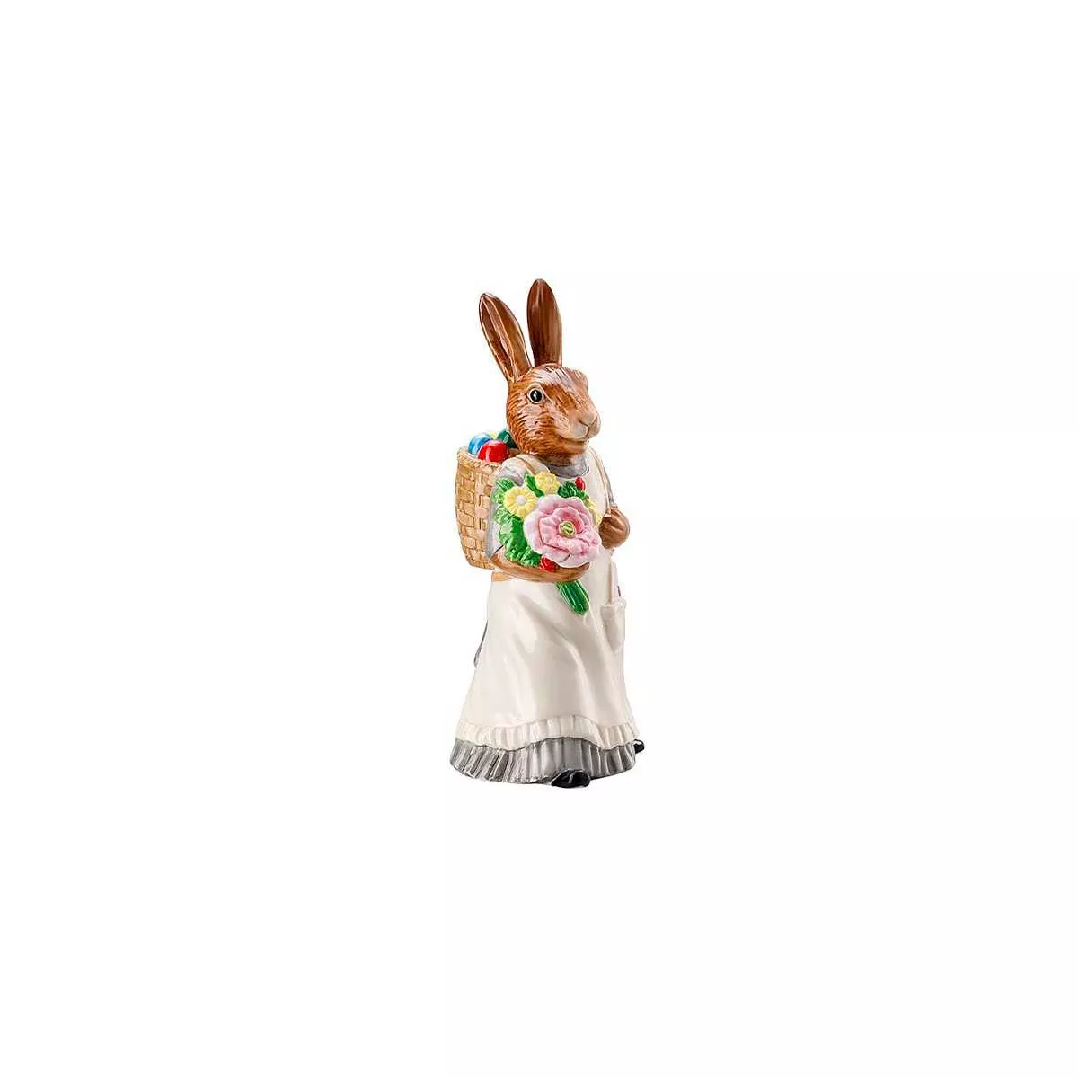 Статуетка великодня «Леді кролик з кошиком» Hutschenreuther Hasenfiguren Dekoriert, висота 13,5 см (02350-726022-88840) - Фото nav 4