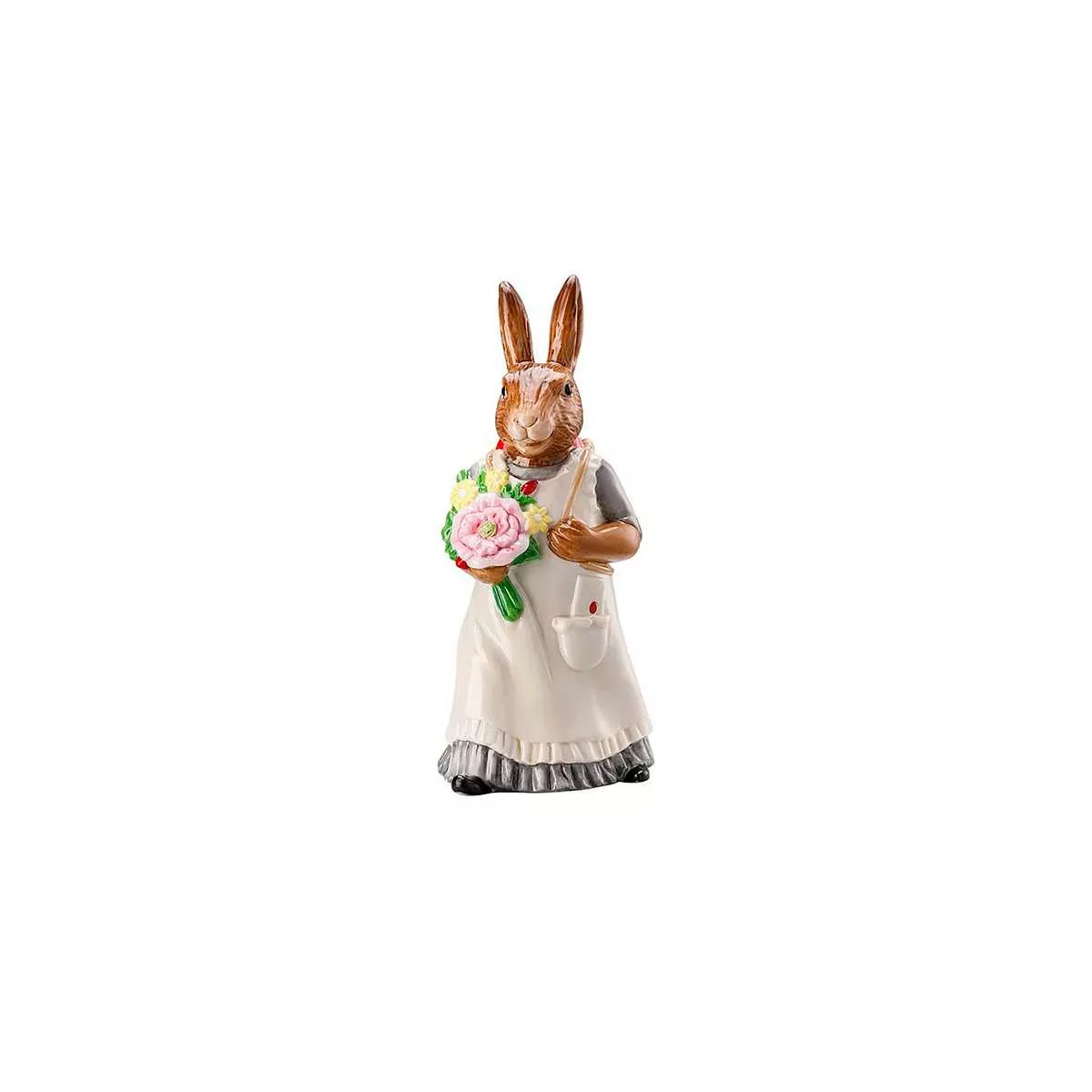 Статуетка великодня «Леді кролик з кошиком» Hutschenreuther Hasenfiguren Dekoriert, висота 13,5 см (02350-726022-88840) - Фото nav 3