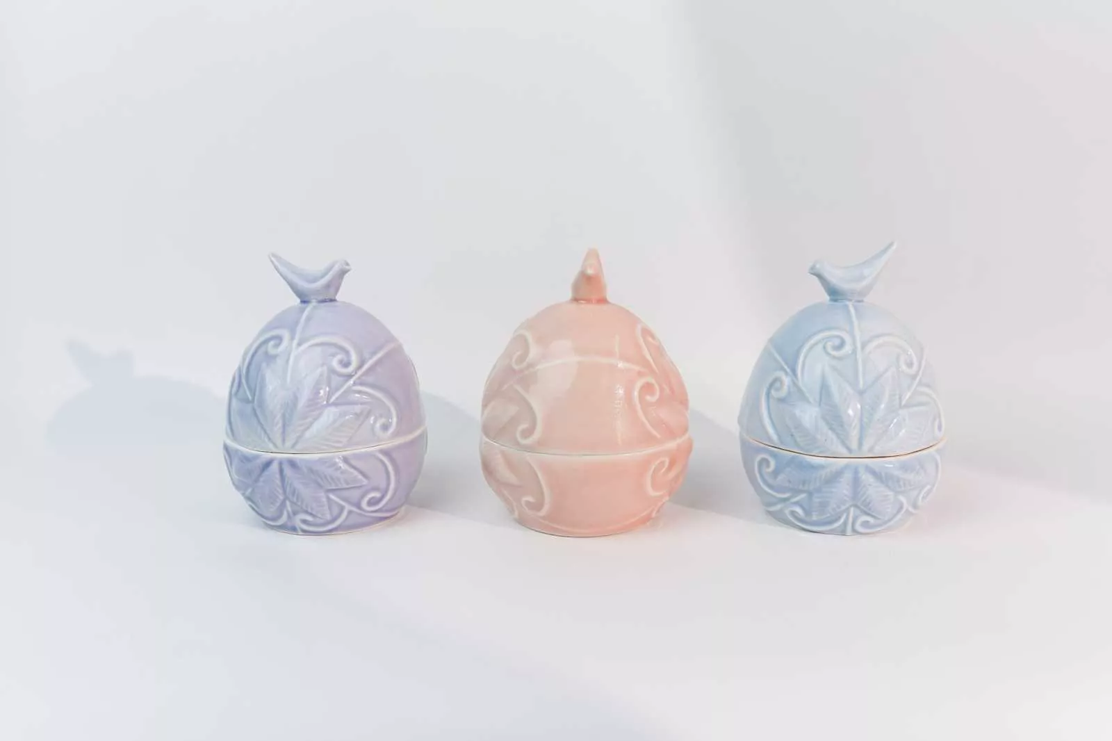 Свічка "Пташка фіолетова" Art-Hall Ceramics Spring Collection, висота 12 см (SP-01010024) - Фото nav 6