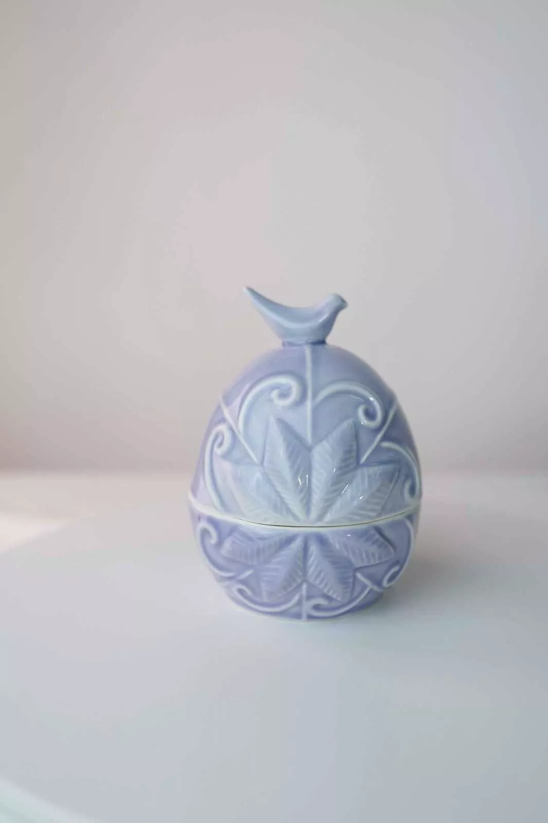 Свічка "Пташка фіолетова" Art-Hall Ceramics Spring Collection, висота 12 см (SP-01010024) - Фото nav 2