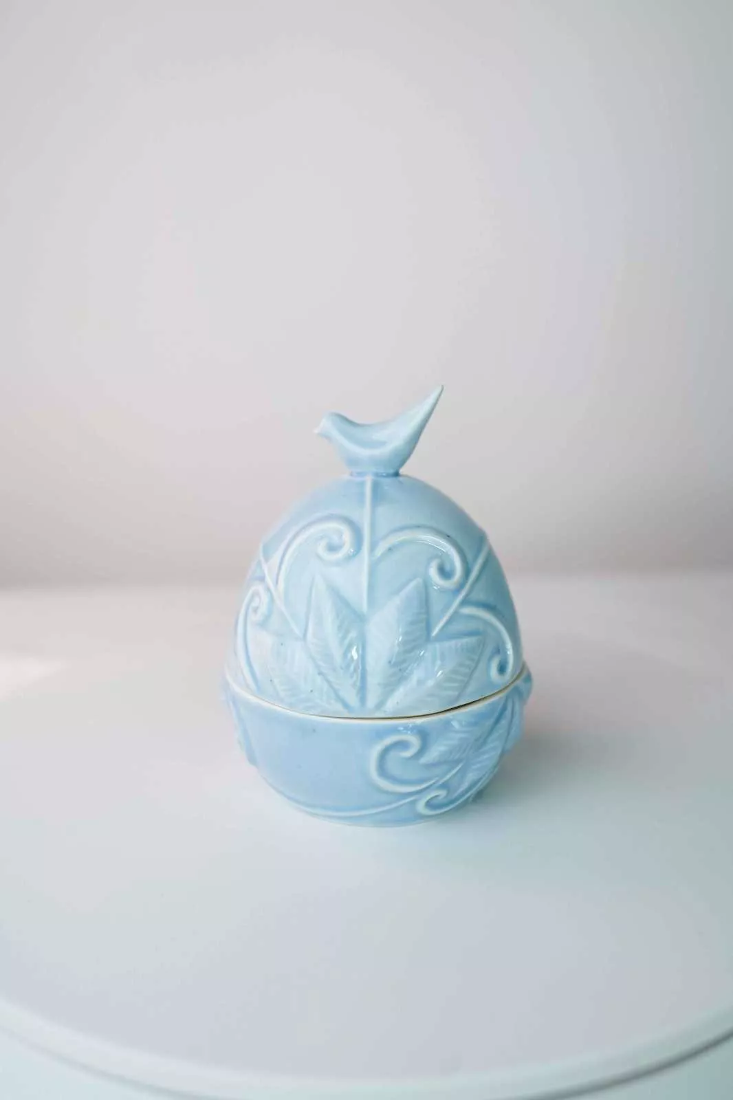 Свічка "Пташка блакитна" Art-Hall Ceramics Spring Collection, висота 12 см - Фото nav 2