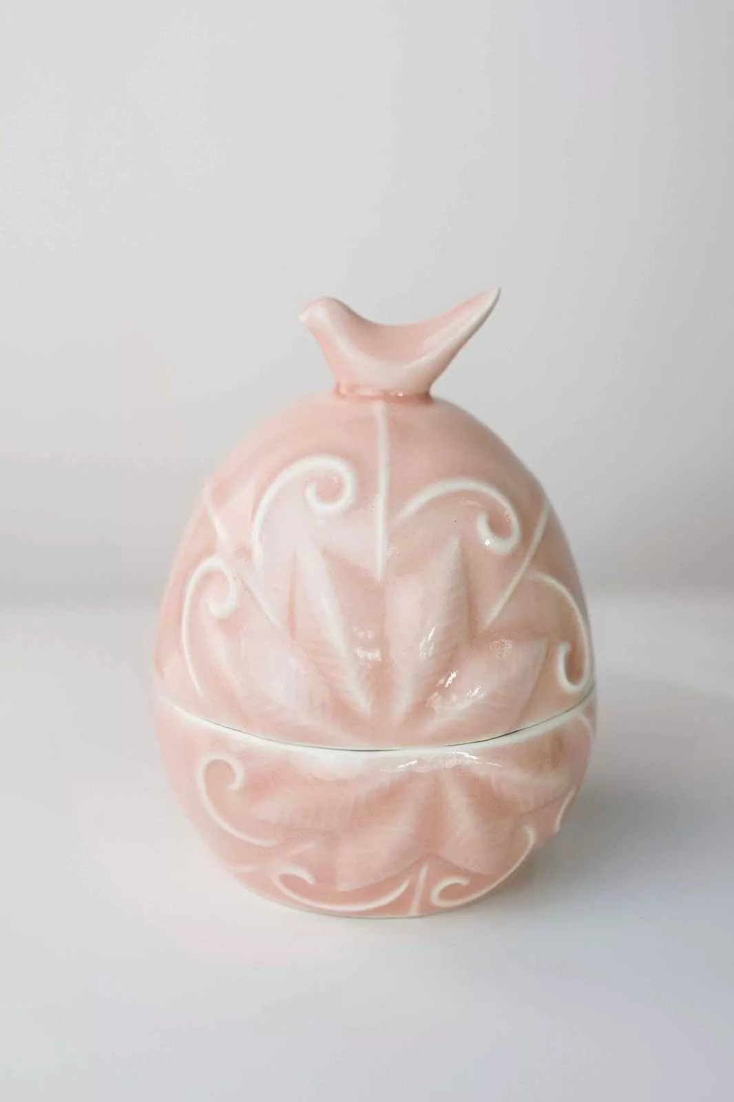 Свічка "Пташка рожева" Art-Hall Ceramics Spring Collection, висота 12 см - Фото nav 1