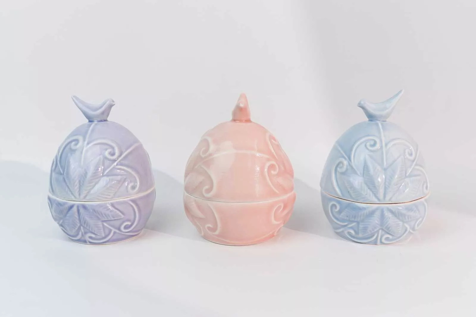Свічка "Пташка рожева" Art-Hall Ceramics Spring Collection, висота 12 см - Фото nav 6