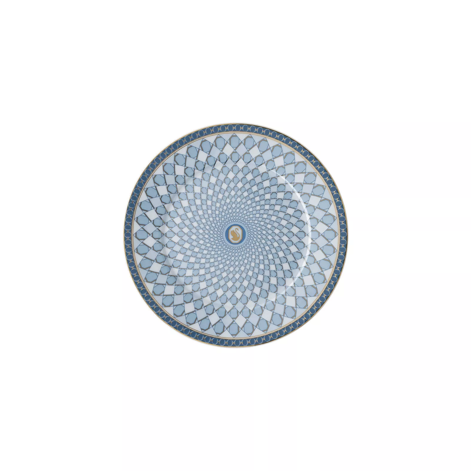 Тарелка Rosenthal Swarovski Signum Azure, диаметр 18 см (19850-426351-10218) - Фото nav 1