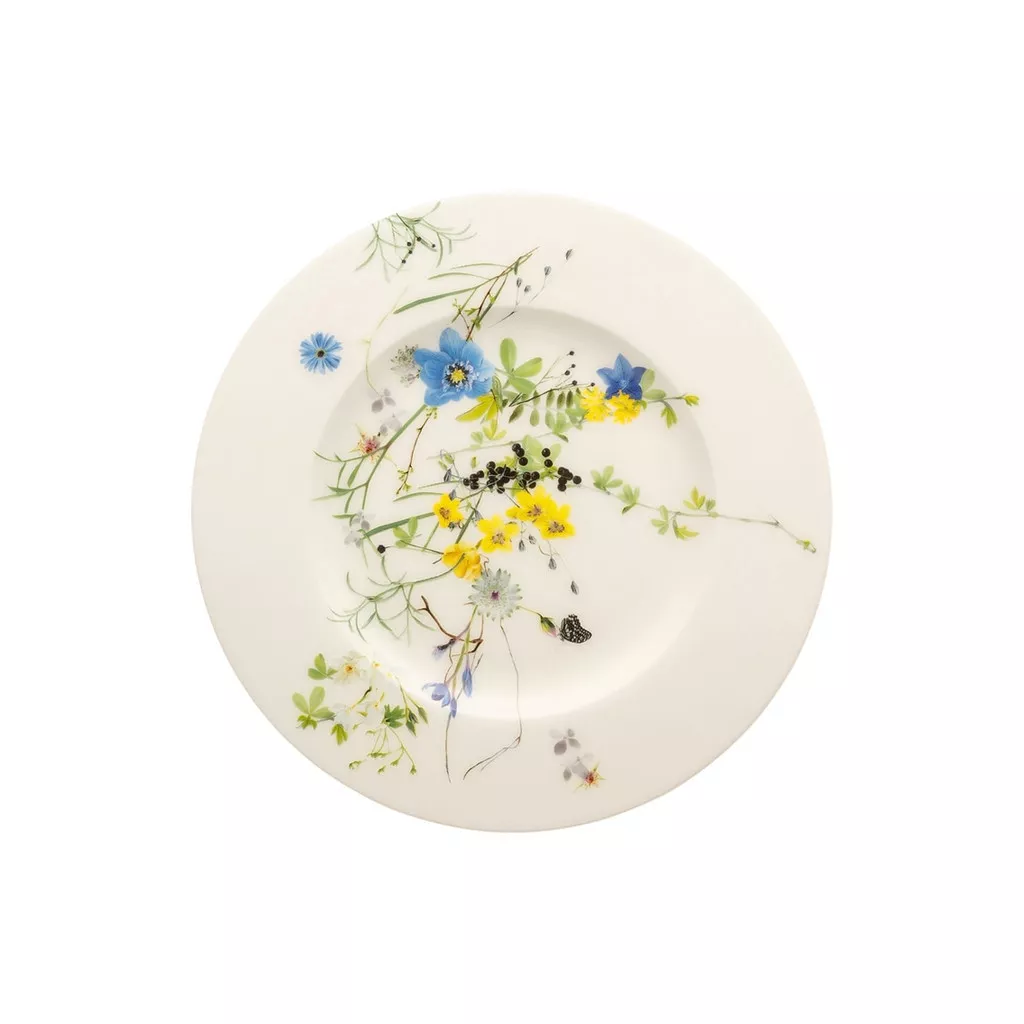 Тарелка Rosenthal Brillance Fleurs Des Alpes Riim, диаметр 19 см (10530-405108-10019) - Фото nav 1