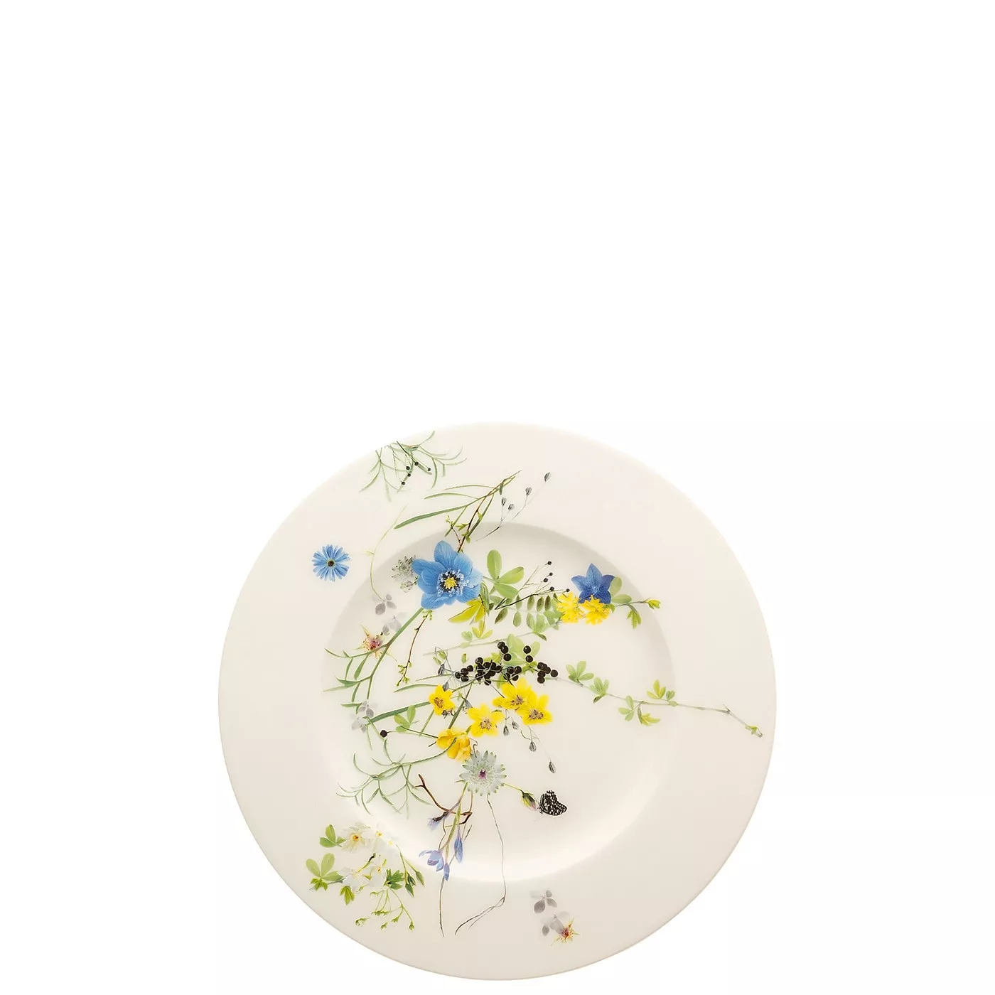 Тарелка Rosenthal Brillance Fleurs Des Alpes Riim, диаметр 19 см (10530-405108-10019) - Фото nav 2