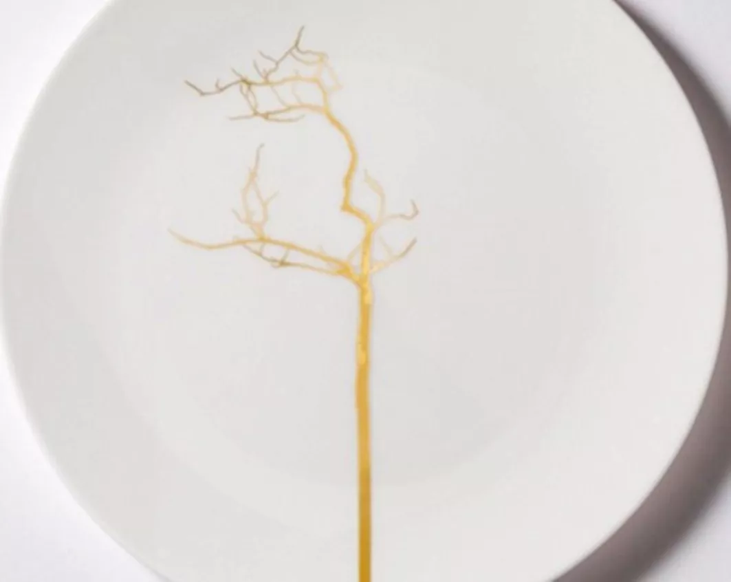 Тарелка десертная Dibbern Golden Forest, диаметр 21 см (03 021 072 00) - Фото nav 2