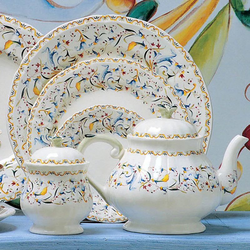Тарелка десертная Gien Toscana, диаметр 23,2 см (1457ADES26) - Фото nav 5