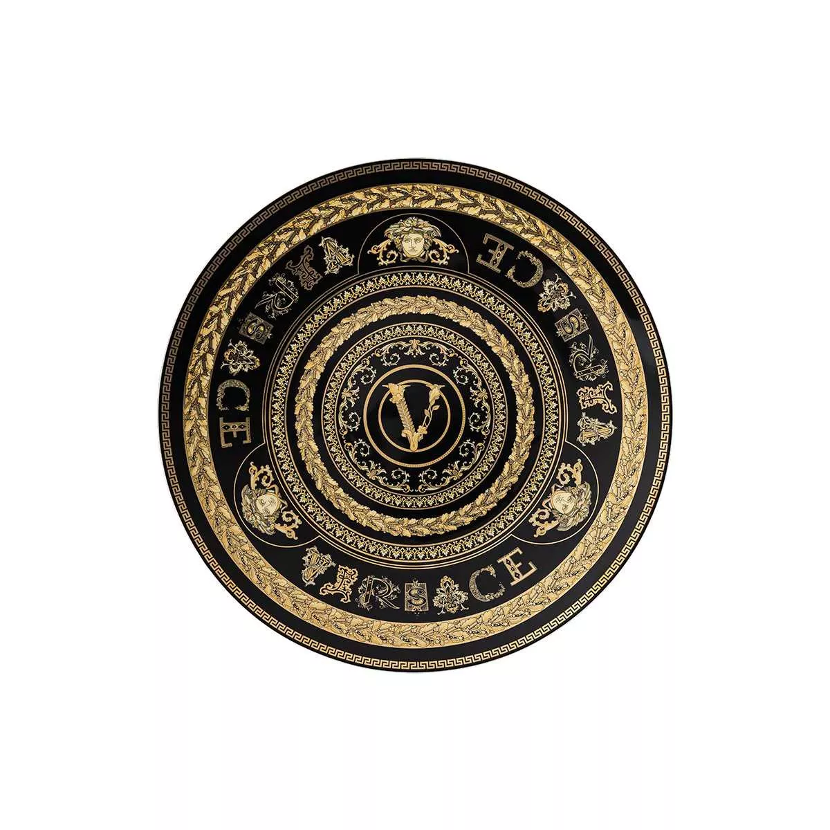 Тарілка сервірувальна 33 см Rosenthal Versace Virtus Gala Black (19335-403729-10263) - Фото nav 1