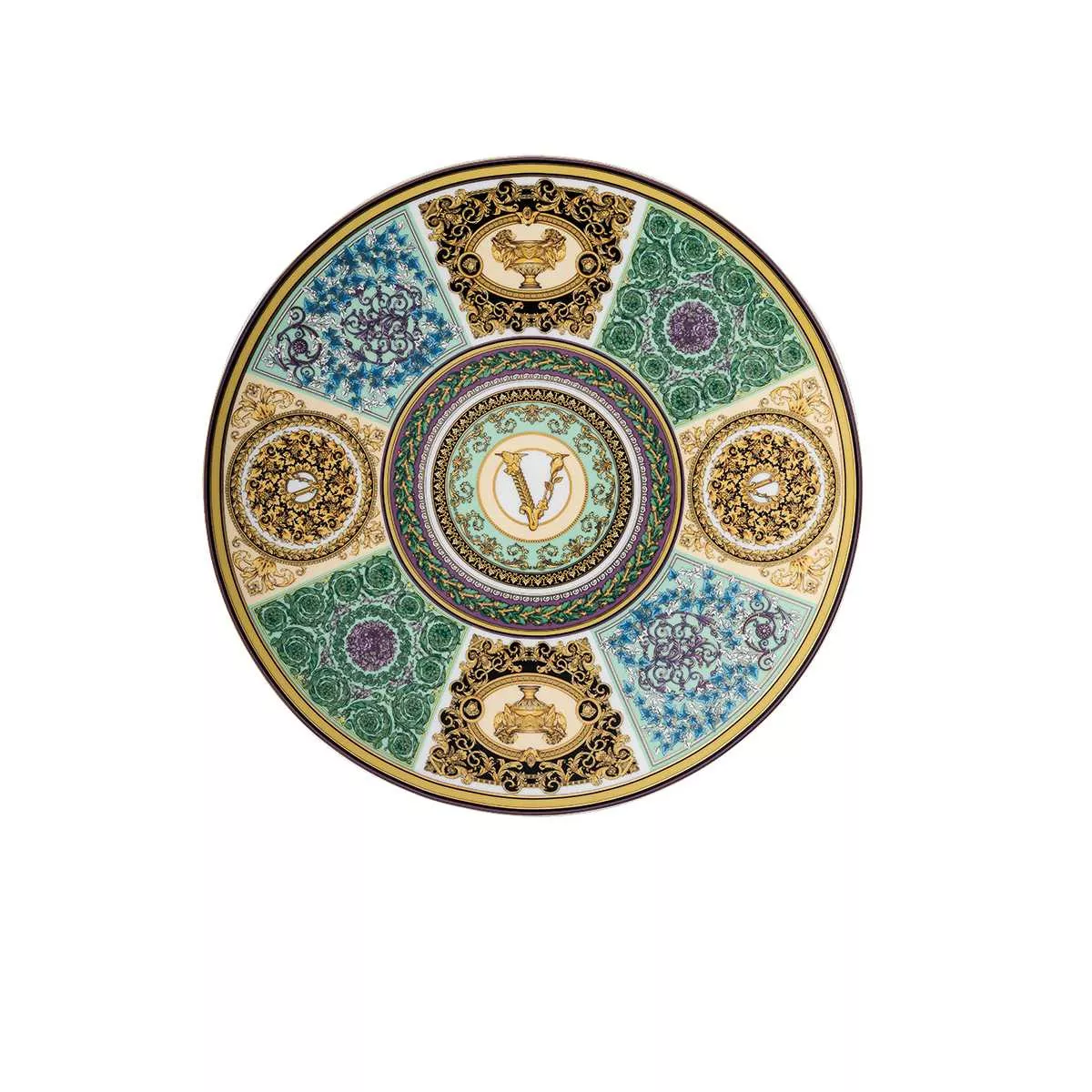 Тарелка сервировочная 33 см Rosenthal Versace Barocco Mosaic (19335-403728-10263) - Фото nav 1