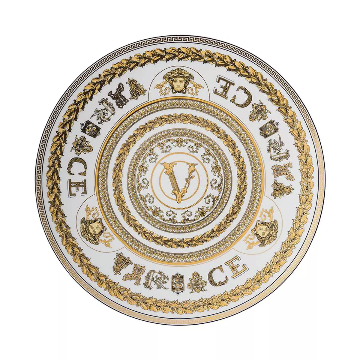 Тарелка сервировочная 33 см Rosenthal Versace Virtus Gala White (19335-403730-10263) - Фото nav 2