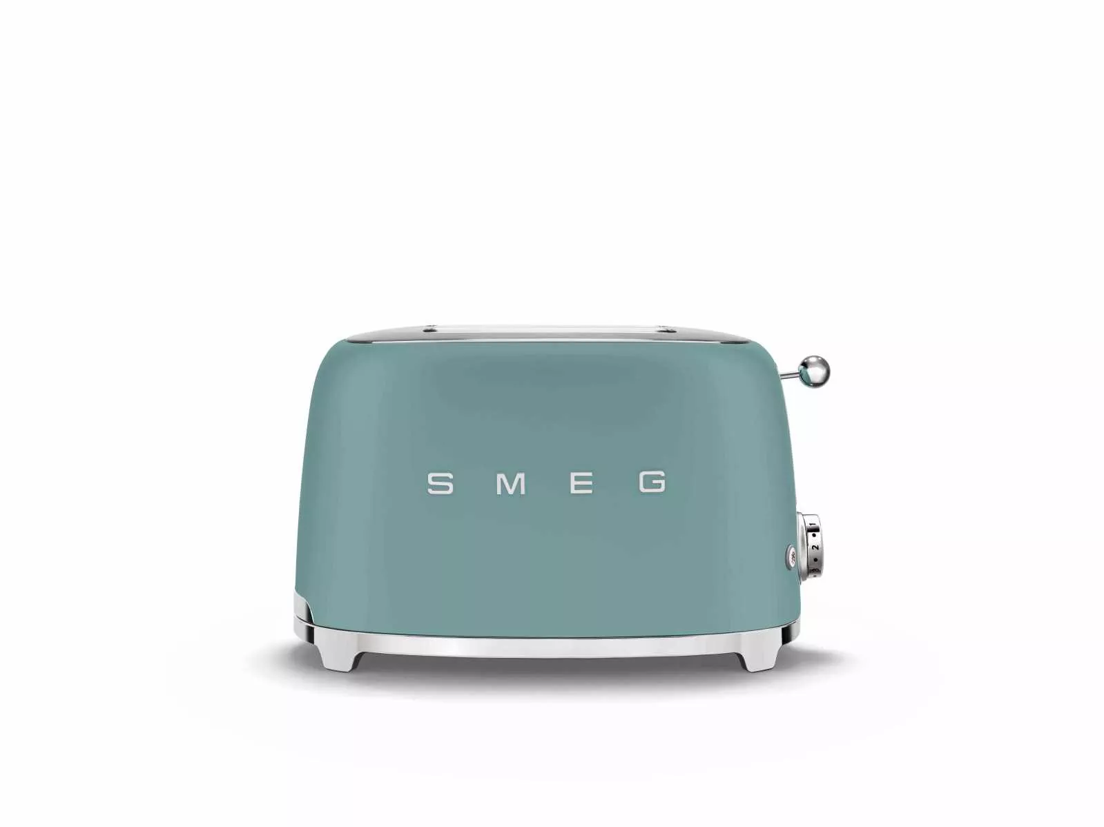 Тостер электрический Smeg 50'S Retro Style Emerald-Green матовый на 2 тоста (TSF01EGMEU) - Фото nav 1