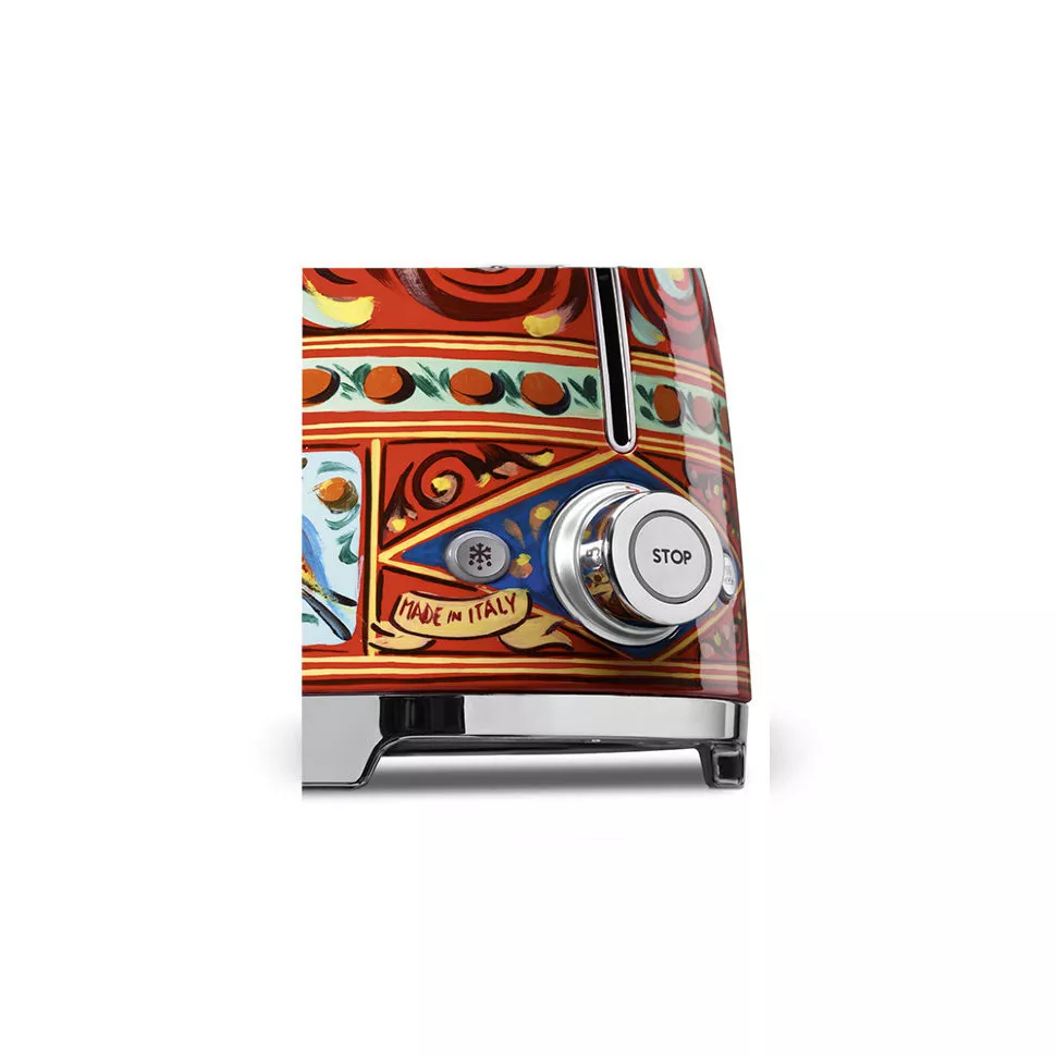 Тостер электрический на 2 тоста Smeg стиль Dolce&Gabbana (TSF01DGEU) - Фото nav 3
