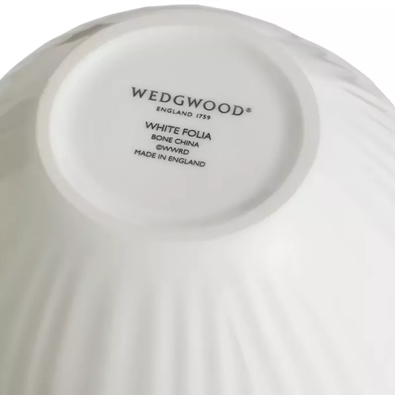 Ваза Wedgwood White Folia, высота 30 см (40032147) - Фото nav 4