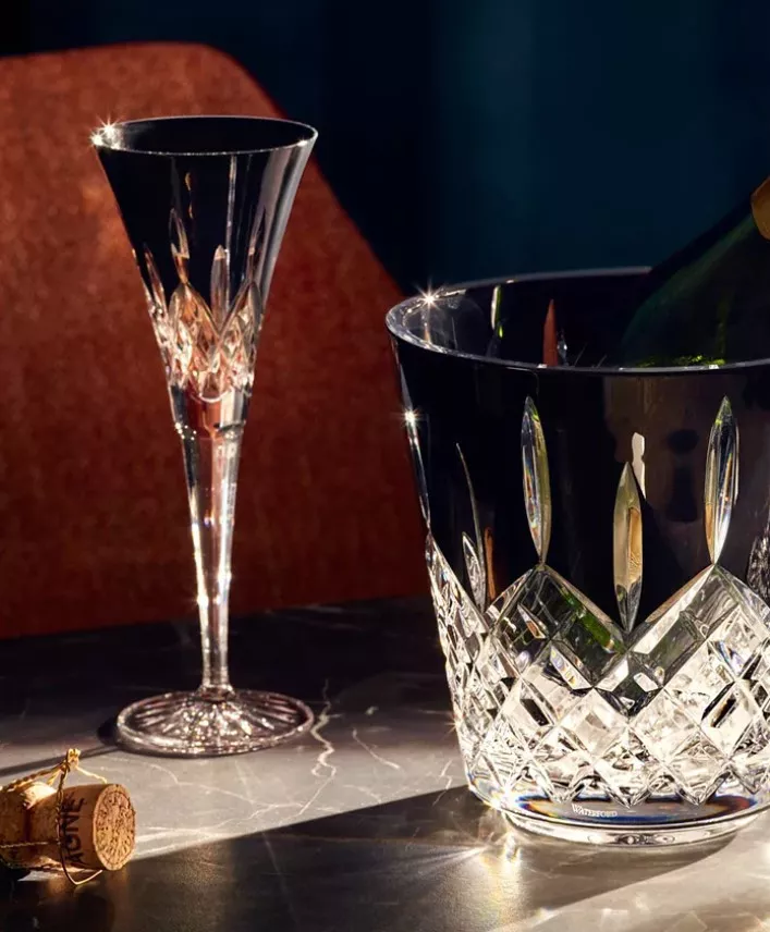 Ведро для льда/шампанского с щипцами Waterford Lismore Black, высота 30 см (40026050) - Фото nav 4